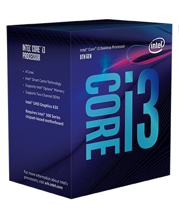 Intel Core i3-8100 (3.6Ghz, 6Mb cache, Socket 1151 v2) Coffee Lake
