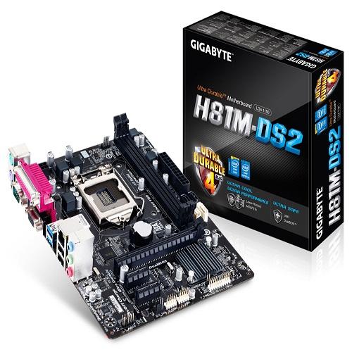 Bo Mạch Chủ - Mainboard Gigabyte H81M-DS2 (V2.0) BOX MÀU CTY